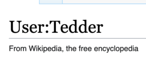 Tedder Wikipedia Paid Editor